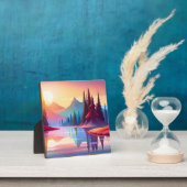 Schöne farbenfrohe Landschaft Fotoplatte (InSitu)