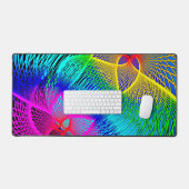 Schöne, farbenfrohe Lichter Schreibtischunterlage (Tastatur & Maus)