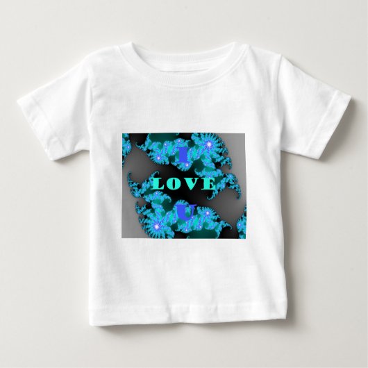 Schöne farbenfrohe Love Universum Vektordesign Kun Baby T-shirt (Vorderseite)