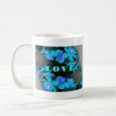 Schöne farbenfrohe Love Universum Vektordesign Kun Kaffeetasse (Links)