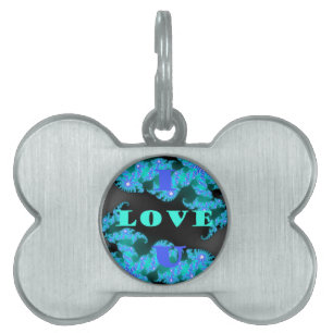 Schöne farbenfrohe Love Universum Vektordesign Kun Tiermarke