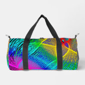 Schöne, farbenfrohe Neonlicht Duffle Bag (Vorderseite)