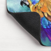 Schöne farbenfrohe Parrot Mouse Pad Mousepad (Ecke)