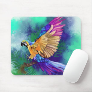 Schöne farbenfrohe Parrot Mouse Pad Mousepad