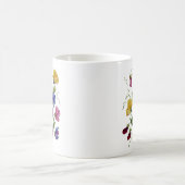 Schöne, farbenfrohe Platterbsen Kaffeetasse (Mittel)