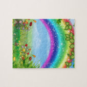 Schöne, farbenfrohe Regenbogenerzeugnisse Puzzle (Horizontal)