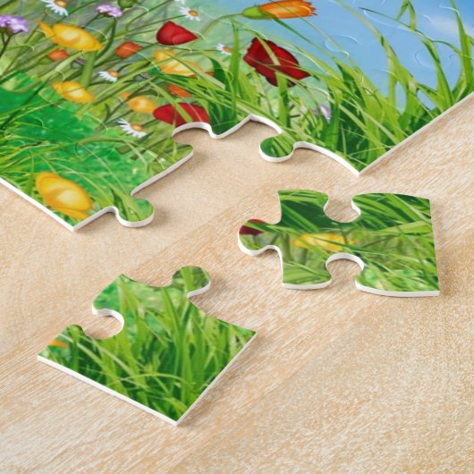 Schöne, farbenfrohe Regenbogenerzeugnisse Puzzle (Seite)