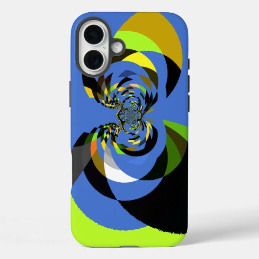 Schöne farbenfrohe Silhouette Illustrationen Case-Mate iPhone Hülle (Rückseite)