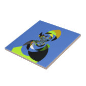 Schöne farbenfrohe Silhouette Illustrationen Fliese (Seite)