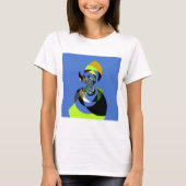 Schöne farbenfrohe Silhouette Illustrationen T-Shirt (Vorderseite)