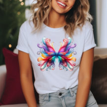 Schöne, farbenfrohe, stilisierte Butterfly