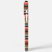 Schöne farbenfrohe Streifen Case-Mate iPhone Hülle (Rückseite / Links)