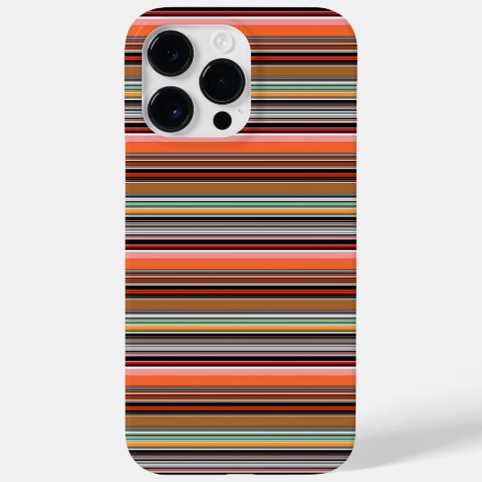 Schöne farbenfrohe Streifen Case-Mate iPhone Hülle (Rückseite)