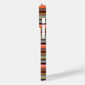 Schöne farbenfrohe Streifen Case-Mate iPhone Hülle (Rückseite / Links)