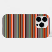 Schöne farbenfrohe Streifen Case-Mate iPhone Hülle (Rückseite (Horizontal))