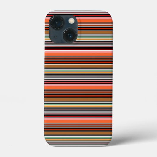 Schöne farbenfrohe Streifen Case-Mate iPhone Hülle (Rückseite)
