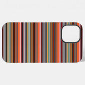 Schöne farbenfrohe Streifen iPhone Hülle (Rückseite (Horizontal))