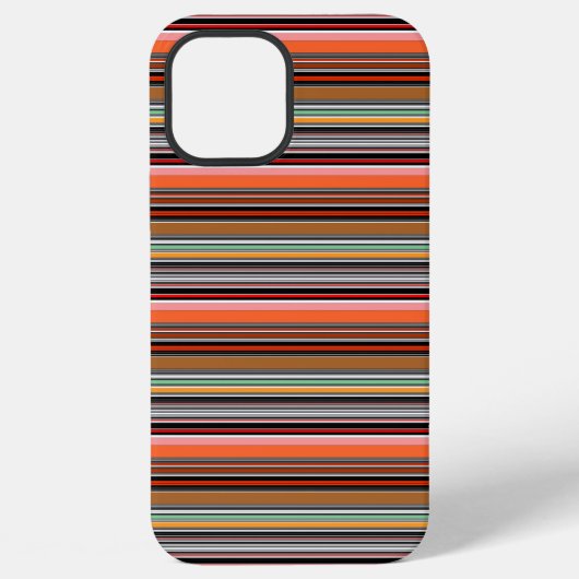 Schöne farbenfrohe Streifen iPhone Hülle (Rückseite)