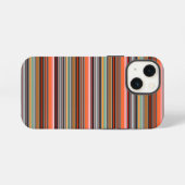 Schöne farbenfrohe Streifen iPhone Hülle (Rückseite (Horizontal))