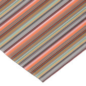 Schöne farbenfrohe Streifen Tischdecke (Schrägansicht)