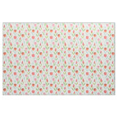 Schöne farbenfrohe Tulips mit Blättern Stoff (Fat Quarter (45,7 x 55,9 cm))