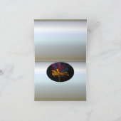 Schöne farbenfrohe Weihnachtskarte Karte (Innenseite)