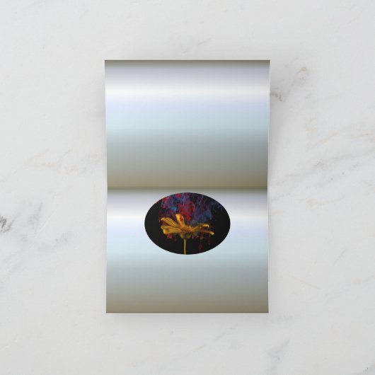 Schöne farbenfrohe Weihnachtskarte Karte (Innenseite)