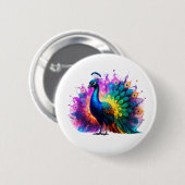 Schöne Farbenpracht Button (Vorne & Hinten)