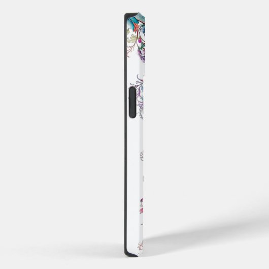 Schöne Farbenpracht Mit Monogramm Case-Mate iPhone Hülle (Rückseite / Rechts)