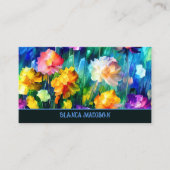 Schöne Farbenpracht Visitenkarte (Vorderseite)