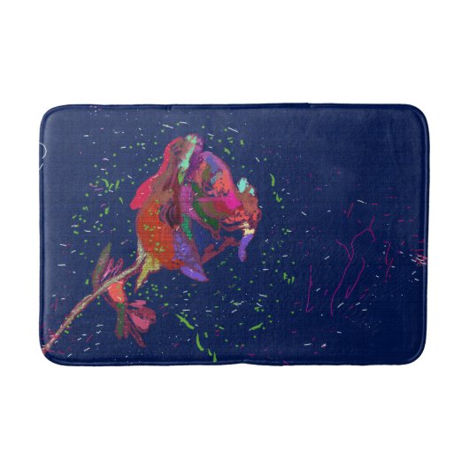 Schöne, farbige Badematte (Vorderseite)