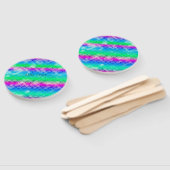 Schöne Farbpalette im Stile der Meerjungfrau Fächer (Non-assembled)