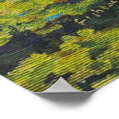 Schöne Farbreflektionen im Herbst Poster (Ecke)