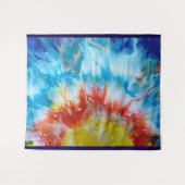 Schöne Farbtöne der Sunrise-Acrylkunst Wandteppich (Vorderseite (Horizontal))