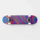 Schöne Farbwirbel Skateboard (Horizontal)
