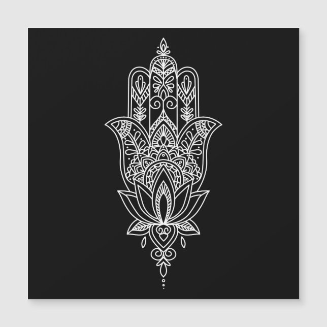 Schöne Fatimas Hand Magnetkarte (Vorderseite)