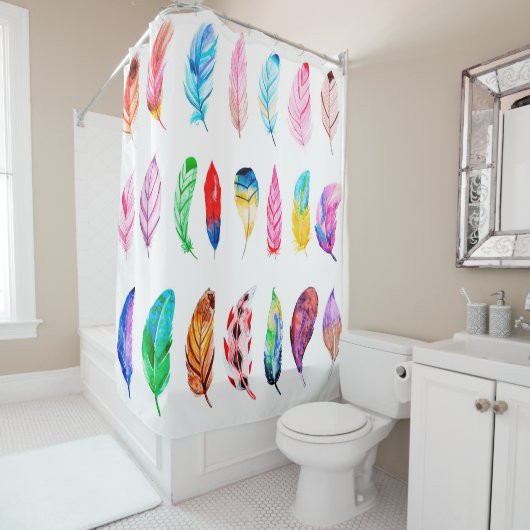 Schöne Feather Collection Duschvorhang (Beispiel)