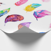 Schöne Feather Collection Geschenkpapier (Ecke)