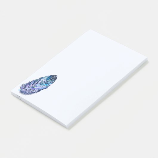 Schöne Feather Post-it®-Hinweise Post-it Klebezettel (angewinkelt)