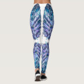 Schöne Feathers 2012 - Wählen Sie Ihre Farben Leggings (Rückseite)