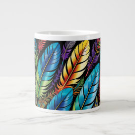 Schöne Feathers Jumbo-Tasse