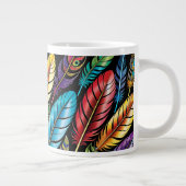 Schöne Feathers Jumbo-Tasse (Rechts)
