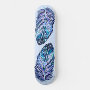 Schöne Federn - Wählen Sie Ihre Lieblingsfarben Skateboard