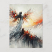 Schöne Fee auf der Bergwelt Postkarte (Vorderseite)