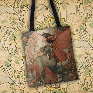 Schöne Fee im Jugendstil Tasche