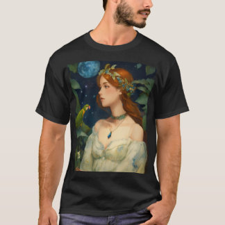 Schöne Fee im Shirt