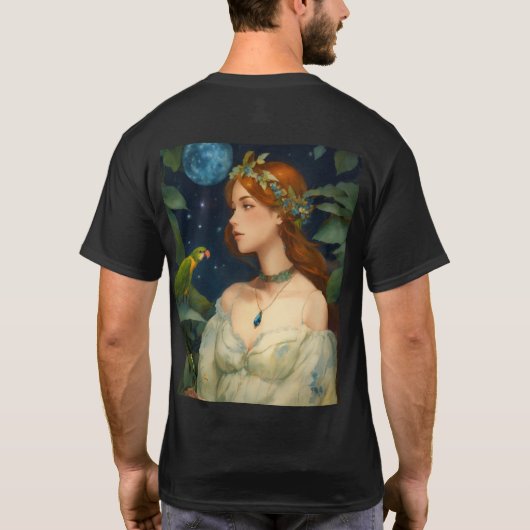 Schöne Fee im Shirt (Rückseite)