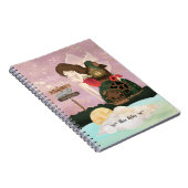 Schöne Fee in einer verzauberten Welt - Notebook Notizblock (Rechte Seite)