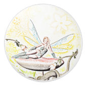 Schöne Fee Keramikknauf (Vorderseite)