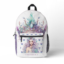 Schöne Fee Meerjungfrau aquamariner lila individue